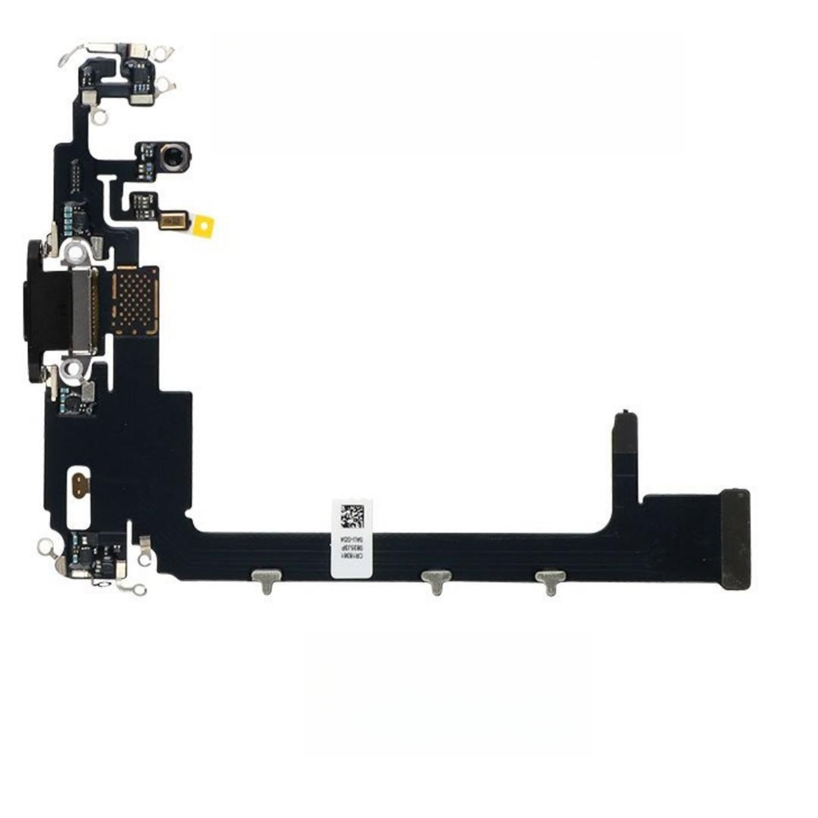 Charging Port With Microphone & Flex For Apple iPhone 11 Pro Max Black